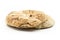 Traditional Algerian bread on white background