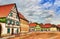 Traditional Alsatian houses in Molsheim - France