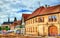 Traditional Alsatian houses in Molsheim - France