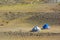 Traditional Altai yurts