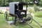 Traditional Amish Buggy exhibited in Amish Village, Lancaster, Pennysylvania