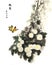 The traditional ancient Chinese hand - painted chrysanthemum  flowers and butterfly Meaning: Hermit Favorite