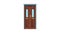 Traditional Animation Style Wooden Door On White Background