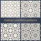 Traditional Arabian geometrical seamless patterns