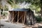 Traditional arabian tent in the Park