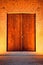 Traditional Arabian wooden door style