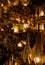 Traditional Arabic style metal and glass lanterns in the Souks of Medina in Marrakesh, Morocco