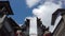 Traditional architecture in bali. Entrance to a Hindu temple. Gate to the temple in bali