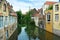 Traditional architecture of Brugge.