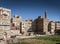 Traditional architecture buildings view in sanaa city old town in yemen