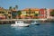 Traditional architecture at Goree island, Dakar, Senegal. West Africa