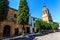 Traditional architecture on the streets of the old town of Ronda. Andalusia. Spain