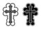 Traditional Armenian Apostolic Church cross clip art