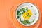 Traditional Armenian dish is spas soup made from fermented yogurt or matzoon with egg yolk and wheat. Helps to cope with a