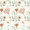 Traditional Asian seamless detailed vector pattern