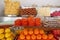 Traditional asian sweets on the street market near Batu caves