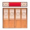 Traditional Asian window and door pattern, wood, chinese style w