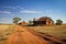 Traditional Australia farm house in the outback