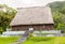 Traditional authentic fijian Bure, wood-and-straw thatched walls, roof hut. Levuka town, Ovalau island, Lomaiviti. Fiji, Oceania.