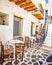 Traditional authentic Greece series - old streets of Naxos island, Cyclades