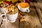 Traditional Autumn Cakes in Microwave Mug Pies