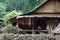 Traditional Baduy traditional houses.