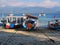 Traditional balinese Boat low tide Gili Air