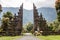 Traditional Balinese split gates candi bentar.