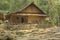 traditional bamboo house at baduy remote village