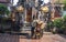 Traditional Barong dance during the morning in Bali