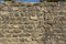 Traditional basalt stone wall