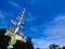 Traditional Bavarian maypole, Germany