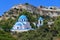 Traditional beautiful small chapel Greek style. Kos Island-Greece