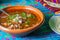 Traditional beef birria stew, Mexican breakfast food