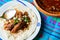 Traditional beef birria stew, Mexican breakfast food