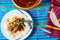 Traditional beef birria stew, Mexican breakfast food