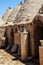 Traditional beehive mud brick houses