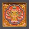 Traditional Bhutanese style Art