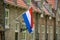 Traditional birthday celebration of King of the Netherlands Willem-Alexander, King\'s Day national holiday on April 27, Dutch flag