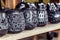 Traditional black clay handcrafts from Oaxaca Mexico