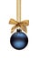 Traditional blue Christmas ball