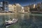 Traditional boat by the jetty in Xlendi