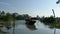 Traditional boat on Mekong River