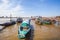 Traditional boat for transportation in Musi River, Palembang, Indonesia.