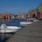 Traditional boathouses in a Swedish West Coast archipelago