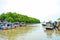 Traditional boats at the dock