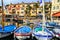 Traditional boats in port of Sanary-sur-Mer , Var, France