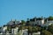 Traditional Bodrum houses view and wonderful blue sky