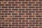 Traditional brick wall texture in rusty brown colors