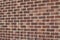 Traditional brick wall texture in rusty brown colors